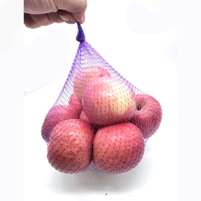 Beg Bawah Jala PE Plastik Pembungkusan Sayur-sayuran Dan Buah-buahan/Makanan Pembungkus Jala/Beg Jaring