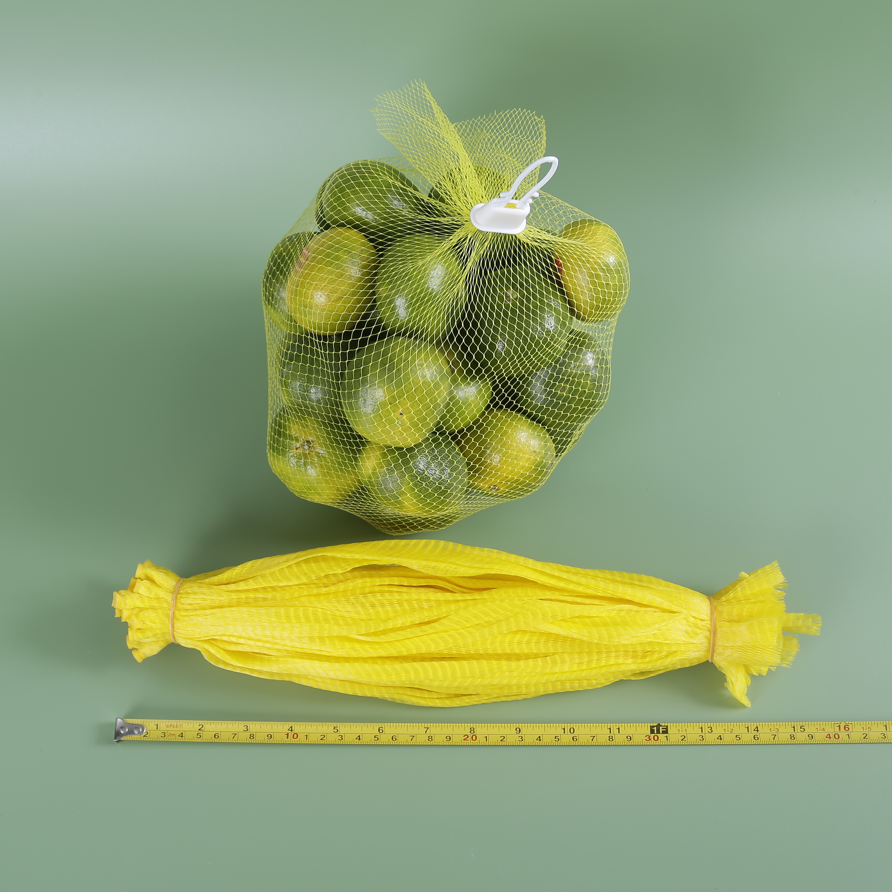 Beg Jaring Plastik Tersemperit Dalam Pembungkusan Roll Bawang Putih Bawang Buah Telur Beg Lengan Jala Tiub